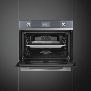 Духовой шкаф комбинированный с пароваркой Smeg SF4102VCS фото 3 в Екатеринбурге