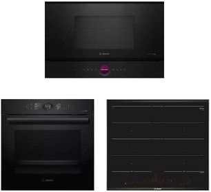Bosch (духовой шкаф HSG856XC7 + варочная панель PXY675DC1E + микроволновая печь BFL9221B1) фото в Екатеринбурге