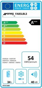 Мини-бар Smeg FAB5LBL3 фото 3 в Екатеринбурге