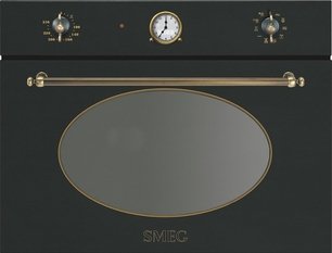 Компактный духовой шкаф с СВЧ Smeg SF4800MCAO фото в Екатеринбурге