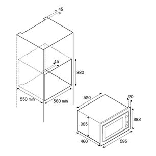 Встраиваемая микроволновая печь Bertazzoni F457PROMWSX фото 4 в Екатеринбурге
