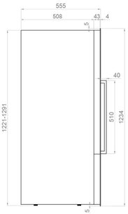 Встраиваемый винный шкаф Pando PVMAVP 124-70CRR фото 4 в Екатеринбурге