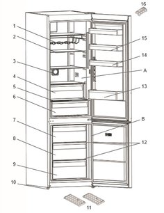Холодильник Jacky`s JR FD20B2 фото 4 в Екатеринбурге
