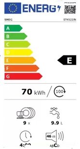 Встраиваемая посудомоечная машина Smeg ST4522IN фото 3 в Екатеринбурге