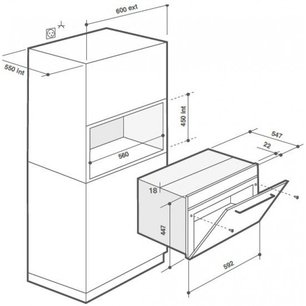 Встраиваемая микроволновая печь De Dietrich DKE7335BB фото 4 в Екатеринбурге