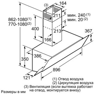 Вытяжка Бош DWK095G60T фото 4 в Екатеринбурге Вытяжка Bosch DWK095G60T фото 4 в Екатеринбурге