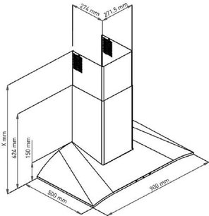 Вытяжка Де Дитрих DHD1155B фото 2 в Екатеринбурге Вытяжка De Dietrich DHD1155B фото 2 в Екатеринбурге