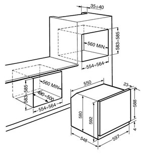 Духовой шкаф Smeg SFP120-1 фото 2 в Екатеринбурге