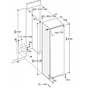 Встраиваемый морозильник Gaggenau RF 471-301 фото 2 в Екатеринбурге