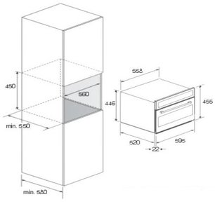 Встраиваемая микроволновая печь Lofra FMRNM66ME фото 3 в Екатеринбурге