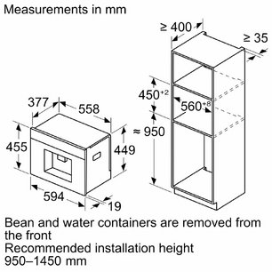 Встраиваемая кофемашина Siemens CT918L1B0 фото 4 в Екатеринбурге