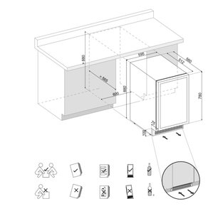 Винный шкаф Dunavox DAU-45.125DB.TO фото 2 в Екатеринбурге