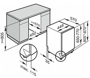 Встраиваемая посудомоечная машина Miele G 5481 SCVi фото 3 в Екатеринбурге
