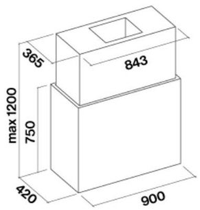 Вытяжка Фалмек Laguna isola 90 Inox Pannellabile (800) фото 4 в Екатеринбурге Вытяжка Falmec Laguna isola 90 Inox Pannellabile (800) фото 4 в Екатеринбурге