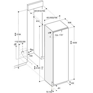 Встраиваемый морозильник Gaggenau RF 461-301 фото 2 в Екатеринбурге