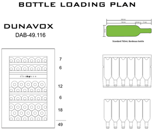 Винный шкаф Dunavox DAB-49.116DW.TO фото 3 в Екатеринбурге