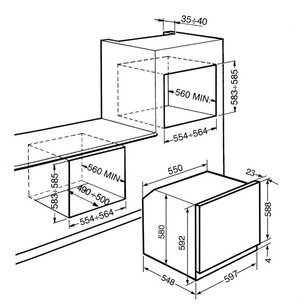Духовой шкаф Smeg SFP120B-1 фото 2 в Екатеринбурге
