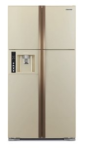 Холодильник Hitachi R-W722FPU1X GGL бежево-золотистое стекло фото в Екатеринбурге