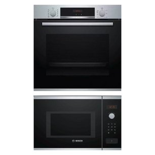 Bosch (духовой шкаф HBA573BS1 + микроволновая печь BFL553MS0) фото в Екатеринбурге