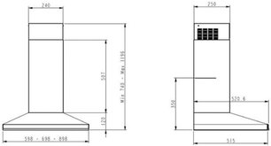 Вытяжка Де Дитрих DHP2962BX фото 3 в Екатеринбурге Вытяжка De Dietrich DHP2962BX фото 3 в Екатеринбурге