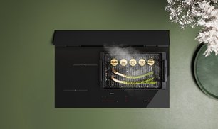 Варочная панель с вытяжкой Фалмек BRERA 75 VETRO NERO фото 2 в Екатеринбурге Варочная панель с вытяжкой Falmec BRERA 75 VETRO NERO фото 2 в Екатеринбурге