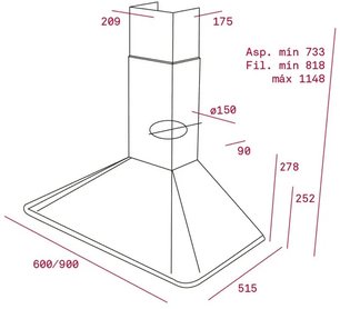Вытяжка Тека DOS 90 BEIGE-BRASS фото 2 в Екатеринбурге Вытяжка Teka DOS 90 BEIGE-BRASS фото 2 в Екатеринбурге