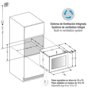 Встраиваемый винный шкаф Pando PVMAVP 45-18CRL фото 3 в Екатеринбурге