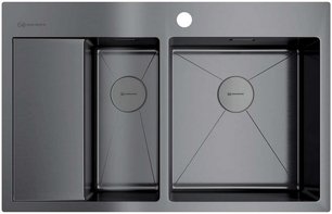 Мойка Omoikiri AKISAME 78-2 GM R new крыло слева фото