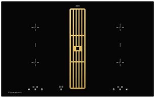 Индукционная варочная панель с вытяжкой Куперсбуш KMI 8500.0 SR Gold фото в Екатеринбурге Индукционная варочная панель с вытяжкой Kuppersbusch KMI 8500.0 SR Gold фото в Екатеринбурге