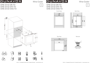 Винный шкаф Dunavox DAB-25.62DB.TO фото 2 в Екатеринбурге