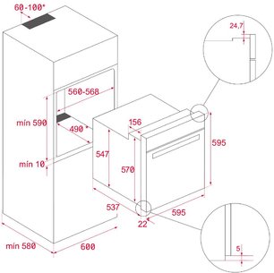 Духовой шкаф Teka HBB 720 BK фото 2 в Екатеринбурге