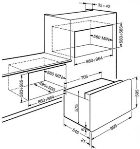 Духовой шкаф Smeg S890MF-8 фото 2 в Екатеринбурге
