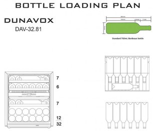 Винный шкаф Dunavox DAV-32.81DW.TO фото 4 в Екатеринбурге