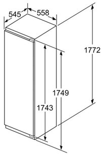 Встраиваемый холодильник Нефф KI1813F30R фото 4 в Екатеринбурге Встраиваемый холодильник Neff KI1813F30R фото 4 в Екатеринбурге