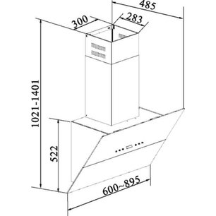 Вытяжка Кертинг KHC 91090 GN фото 4 в Екатеринбурге Вытяжка Korting KHC 91090 GN фото 4 в Екатеринбурге