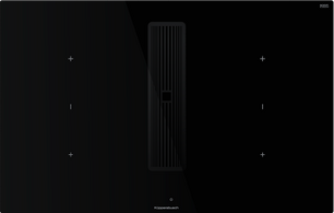 Индукционная варочная панель с вытяжкой Kuppersbusch KMI 8350.0 SR Black Chrome фото в Екатеринбурге