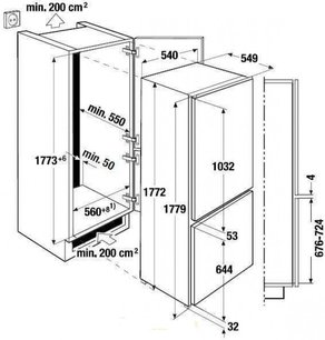 Встраиваемый холодильник Kuppersbusch FKG 8310.0i фото 4 в Екатеринбурге