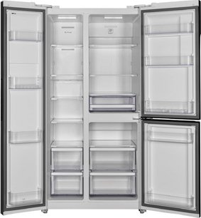 Холодильник Hyundai CS6073FV белое стекло фото 3 в Екатеринбурге