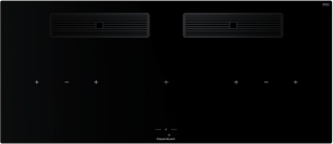 Индукционная варочная поверхность с вытяжкой Kuppersbusch KMI 12850.0 SR-S Black Chrome фото в Екатеринбурге