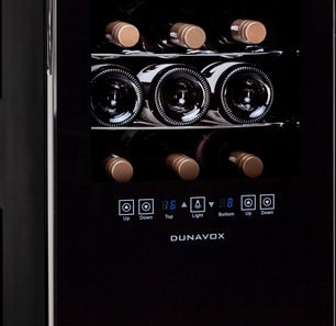 Винный шкаф Dunavox DAFT-24.68DSC фото 3 в Екатеринбурге