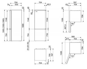 Холодильник Smeg FA3905RX5 фото 3 в Екатеринбурге