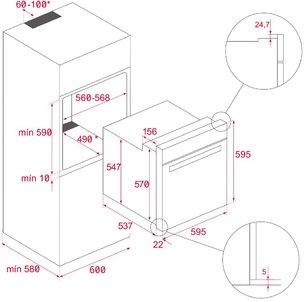 Духовой шкаф Teka HBB 720 WH фото 2 в Екатеринбурге