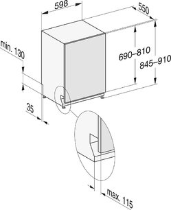 Встраиваемая посудомоечная машина Miele G 7255 SCVI XXL фото 4 в Екатеринбурге