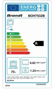 Встраиваемый духовой шкаф Brandt BOH7532B фото 4 в Екатеринбурге