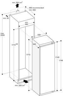 Встраиваемый холодильник Gaggenau RC282306 фото 4 в Екатеринбурге