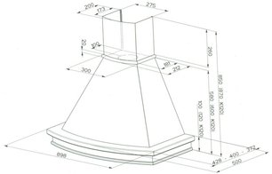 Вытяжка Фабер TRENDY 90 SC H-EP корпус белый фото 3 в Екатеринбурге Вытяжка Faber TRENDY 90 SC H-EP корпус белый фото 3 в Екатеринбурге