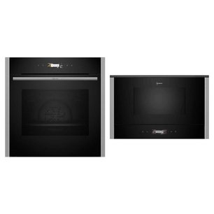 Neff (духовой шкаф B24CR31N0 + микроволновая печь NL4WR21N1) фото в Екатеринбурге