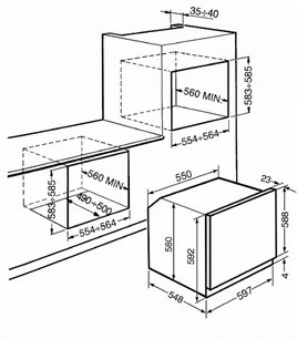 Духовой шкаф Smeg SF750POL фото 2 в Екатеринбурге