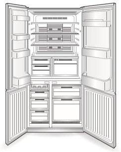 Холодильник Mitsubishi Electric MR-LR78EN-GSL-R фото 4 в Екатеринбурге