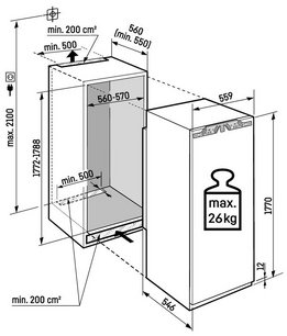 Встраиваемый холодильник Liebherr IRBbsci 5171 Peak фото 4 в Екатеринбурге